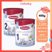 Sữa Semper nội địa Nga số 1, số 2 400g - riobaby