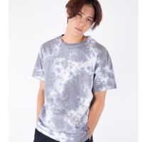 เสื้อมัดยย้อมผ้า cotton100% KT903-ดอกเทาหินEARTH