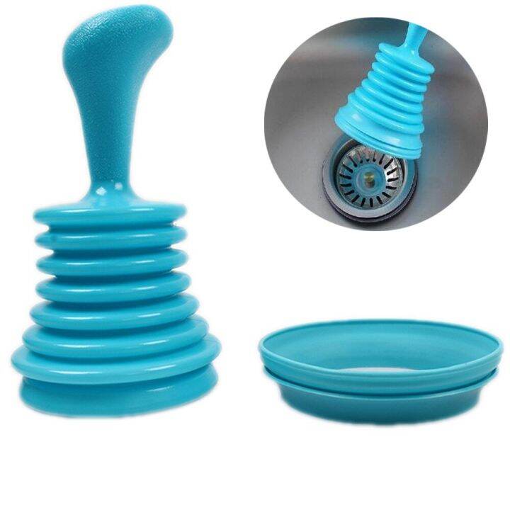Sink Plunger Blocked Toilet Drain Sinks Unblock Pipe Cleaner Toilet