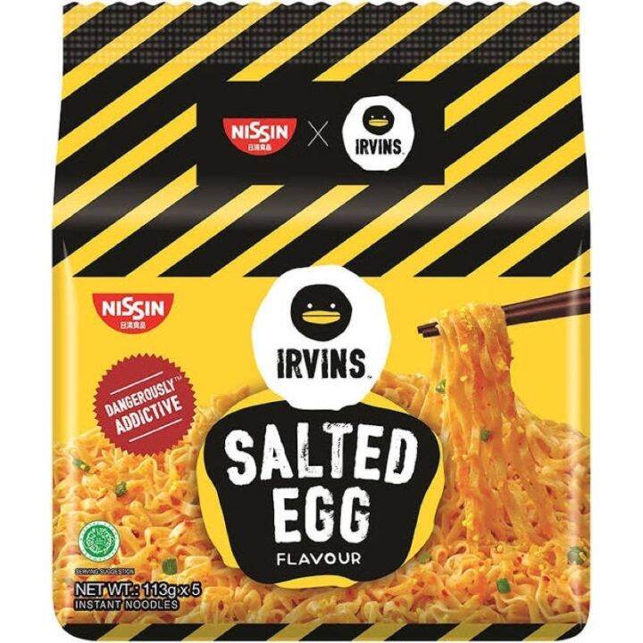 IRVINS X NISSIN SALTED EGG NODDLE | Lazada PH