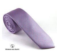 Giorgio Del Sarto Necktie Pink Fabric Texture เนคไทสีชมพูมีเท็กเจอร์