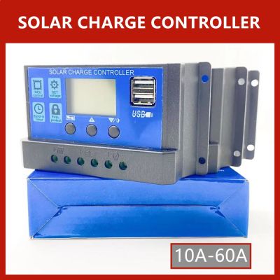 10A/20A/30A Solar Panel Charger Controller Battery Regulator USB LCD โซล่าชาร์จเจอร์