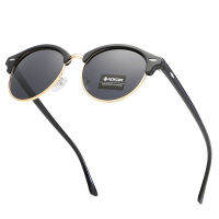 KDEAM Classic Design Round Sunglasses Men Women Polarized Mirror Glasses Protective Box Included CE