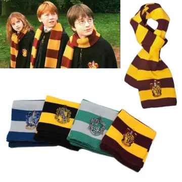 Harry Potter Gryffindor Slytherin Ravenclaw Hufflepuff Costume Robe Cape  Scarf