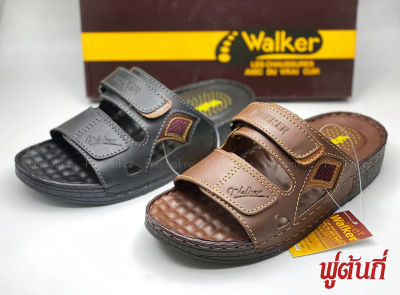 รองเท้าแตะ Walker รองเท้าแตะ หนังแท้ วอคเกอร์ รหัส WB 723 ของเเท้