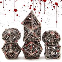 ▫ Manufacturers hot dice set hollowed dragon Cthulhu board faceted DND running ball sieve