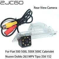 ZJCGO CCD Car Rear View Reverse Back Up Parking Camera for Fiat 500 500L 500X 500C Cabriolet Nuovo Doblo 263 MPV Tipo 356 152