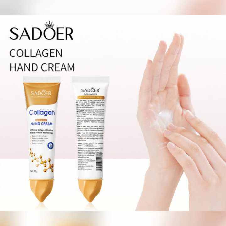 SADOER Collagen Freesia AntiAging Hand Cream 30g Lazada