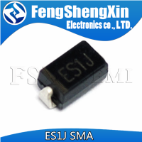 100ชิ้นล็อตใหม่ ES1J SF18 1A 600V DO214AC SMA ไดโอดกู้คืนอย่างรวดเร็ว