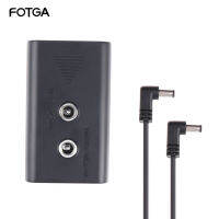 FOTGA Power Adapter NP-F Dummy แบตเตอรี่ DC Coupler NP-F550750970 W2อินพุตเอาต์พุต Photo Studio ชุดอุปกรณ์ถ่ายภาพ