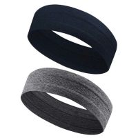 ☏ กีฬาโยคะ Sweatband Unisex ยืดหยุ่นยิมขี่จักรยานบาสเกตบอลเหงื่อคาดศีรษะผู้หญิงผู้ชายออกกำลังกายระบายอากาศปลอดภัยวงผม