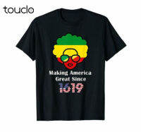 Make America Great Since 1619 Project 400 Years Ago Funny Black T-Shirt S-3Xl S-4XL-5XL-6XL