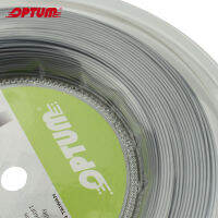 1 Reel optum TS03 TENNIS String guarge 17 (1.25มม.) โพลีเอสเตอร์การฝึกอบรมแร็กเก็ต String 200M reel