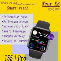 ۩✆ Wear KB T55 Pro Smart Watch resolution360 x 360 Main screen1.75 HD IPS Bluetooth PhoneCall DIY Face