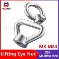 Lifting eye nuts/screw Ring eyebolt Lifting Eyenut Ring Nuts Loop Hole For Cable Rope Lifting 304 Stainless Steel