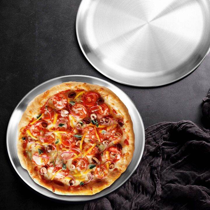 4-pack-12-inch-pizza-tray-stainless-steel-pizza-oven-baking-tray-round-pizza-baking-sheet-for-baking-roasting-serving