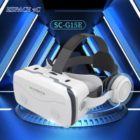 Espace G15e VR แว่นตาพร้อมหูฟัง3d แว่นตาเสมือนจริงเข้ากันได้สำหรับ4.5-7.0นิ้วโทรศัพท์มือถือสำหรับของขวัญคริสต์มาส