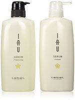 LebeL IAU Serum cleansing shampoo + conditioner 600ml เลอเบลอิโอวเซรุ่มแชมพูพร้อมครีมนวดสำหรับกระชับลอนดัดโดยเฉพาะแบรนด์ชั้นน้ำจากประเทศญี่ปุ๋น