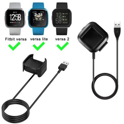 ℗☃♟ Ładowarka USB do Fitbit Versa2 inteligentna bransoletka kabel do ładowania USB do Fitbit Versa Lite Versa 2 zacisk kablowy akcesoria dokujące