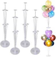 ❧❖ 1set Happy Birthday Balloon Air Balls Stick Stand Baloon Birthday Party Decor Kid Adult Arch Table Ballon Accessories Holder