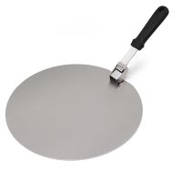 Pizza Paddle 12 Inch, Folding Stainless Steel Pizza Peel, Handle Pizza Paddle Shovel, for Bbq Pizza Oven