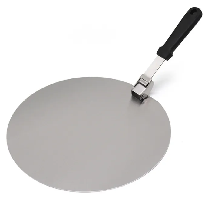 Pizza Paddle 12 Inch, Folding Stainless Steel Pizza Peel, Handle Pizza
