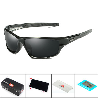 DUBERY Polarized Sport Sunglasses Mens Square Driver Shades Male Sun Glasses for Men