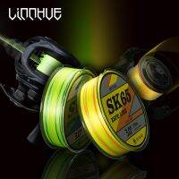 LINNHUE เอ็นตกปลา WX8 100เมตร150เมตร0.8 6.0 15 70lb PE ถักปั่น Baitcasting ลอยได้