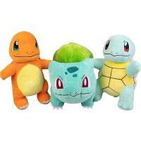 【LZ】✾  Pokémon Plush Starter Charmander Squirtle Bulbasaur 8  Generation One Stuffed Animals Pacote 3