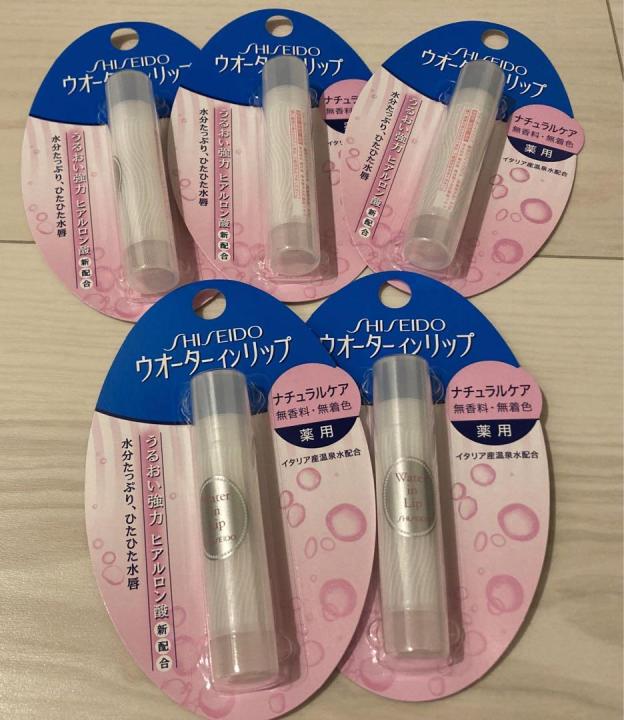 แพคเกจใหม่-ลิปบำรุงริมผีปาก-shiseido-water-in-lip-ของแท้จากญี่ปุ่น-3-5-g