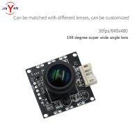 ❣◄ 198 degree super wide-angle lens USB high-definition night vision camera module OV7725 0.3MP camera module