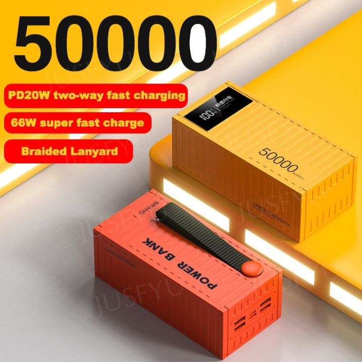 50000mah-container-power-bank-66w-fast-charge-pd20w-2023-new-auxiliary-battery-large-capacity-camping-travel-portable-powerbank-hot-sell-tzbkx996