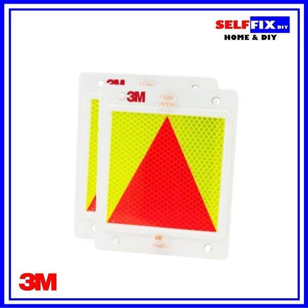 3M Probation Plate (Reflective License Plate) P Plate For Front and