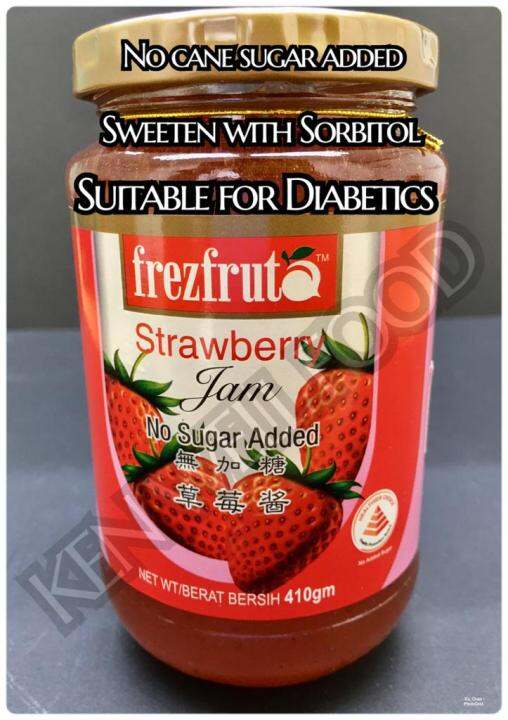 [Cane Sugar FREE] Strawberry Jam 410g Suitable for Diabetic and weight