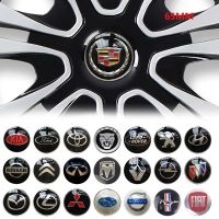 Auto parts wholesale4PCS 65mm Auto Car Wheel Center Hub Cap Emblem Badge Decal Sticker for Toyota Honda Nissan Mazda TRD Volkswagen Jaguar Kia qing