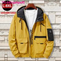 agafgadf Mens Jaquetas E Casacos Outono Roupas de Carga Preto Blusão Hoodies Cool 6XL 7XL 8XL Hiphop Vesteวัยรุ่นOuterwear