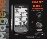 ไมล์จักรยาน Magene C406 Pro Bundle Set มาพร้อมกับ Heart Rate และรอบขา