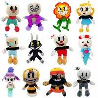 Hot Cuphead Plush Doll Toys Mugman The Chalice Soft Plush Stuffed Toy Cute Cartoon Doll For Kid Children Christmas Gift 12 style