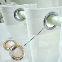 Eyelet Curtain Rings Stainless Grommet Top Silvery Metal Ring Header Curtain Accessories Manual Installation Drapes Anillo Bague