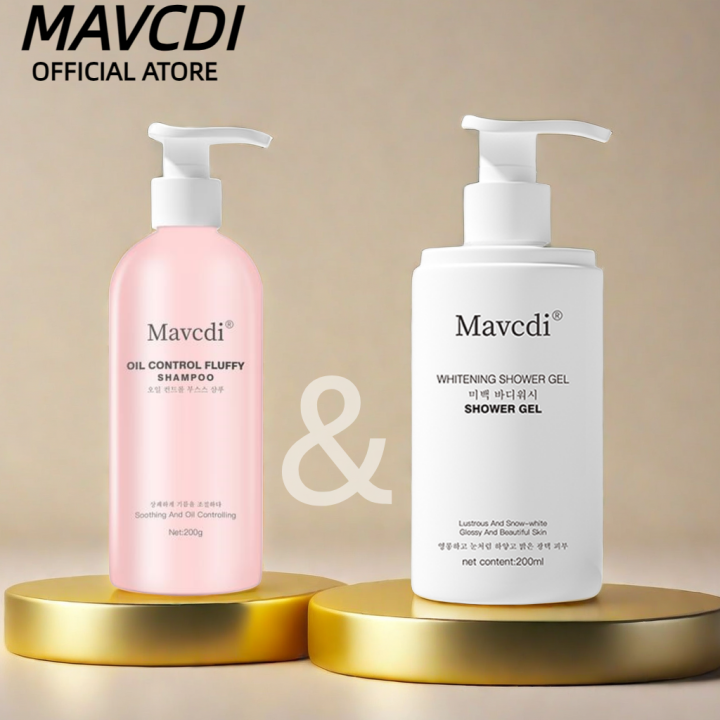 MAVCDI Shower Gel Niacinamide Whitening Shower Gel Sabun Cair Bergizi