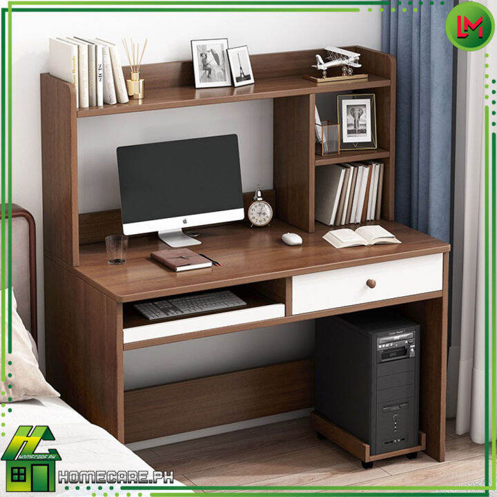 HOMECARE PH. Computer desk bookshelf combination family students