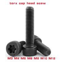 Sekrup Kepala Topi Torx Soket Hex Baja Kelas Hitam 12.9 M3 M4 M5 M6 M8 M10 M12 Sekrup Kepala Keamanan Enam Lobus