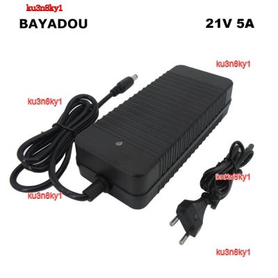 ku3n8ky1 2023 High Quality 21V 5A 5000MA Lithium Charger 5S 18V 18.5V Li-ion Lipo Radio Speaker Drill Chainsaw Chargers Power Supply Adapter DC Connector