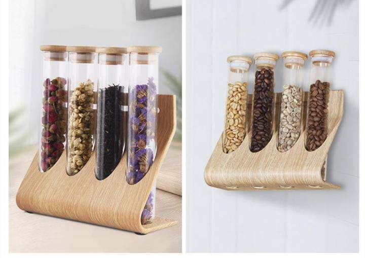 cw-beans-holder-glass-test-tubes-storage-bottle-with-stopper-spice-cereals-rack-jars-containers-display