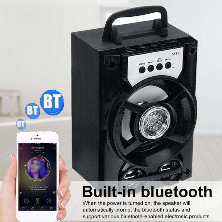 ลำโพง-bluetooth-ไร้สาย-ซับวูฟเฟอร์-รองรับไมโครโฟน-บลูทู-ธ-usb-การ์ด-tf-วิทยุ-ลำโพง-bluetooth-พกพา-ไฟ-led-สีสันสดใส-ลำโพงบลูทู-ธ-bluetooth-speaker-ลำโพงบลูทูธ