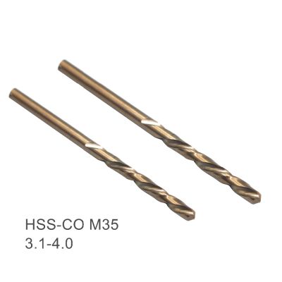 【Worth-Buy】 5Pcs Twist ดอกสว่าน3.1 3.2 3.3 3.4 3.5 3.6 3.7 3.8 3.9 4Mm Hss-Co M35เหล็กกล้าโคบอลต์ตรงสำหรับสแตนเลส