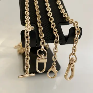 CHANEL, Accessories, Leather Chain Bag Strap Extender For Coco Handle  Light Gold Black Brand New