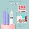 Combo bàn chải điện halio sonic whitening toothbrush periwinkle và máy tăm - ảnh sản phẩm 1
