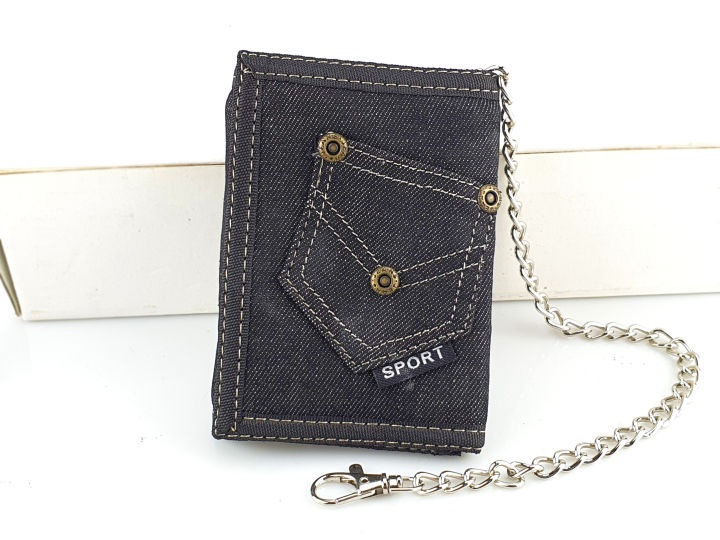 กระเป๋าสตางค์-แถมฟรี-โซ่ร้อยกระเป๋าทุกใบ-men-wallet-of-army-พร้อมส่ง