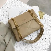 ✟▲▪ Small black bag womens 2019 texture small square chic chain shoulder Messenger female all-match